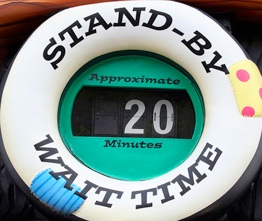 stand by wait time photo